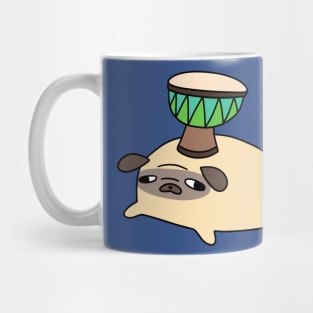 Pug and Little Djembe Mug